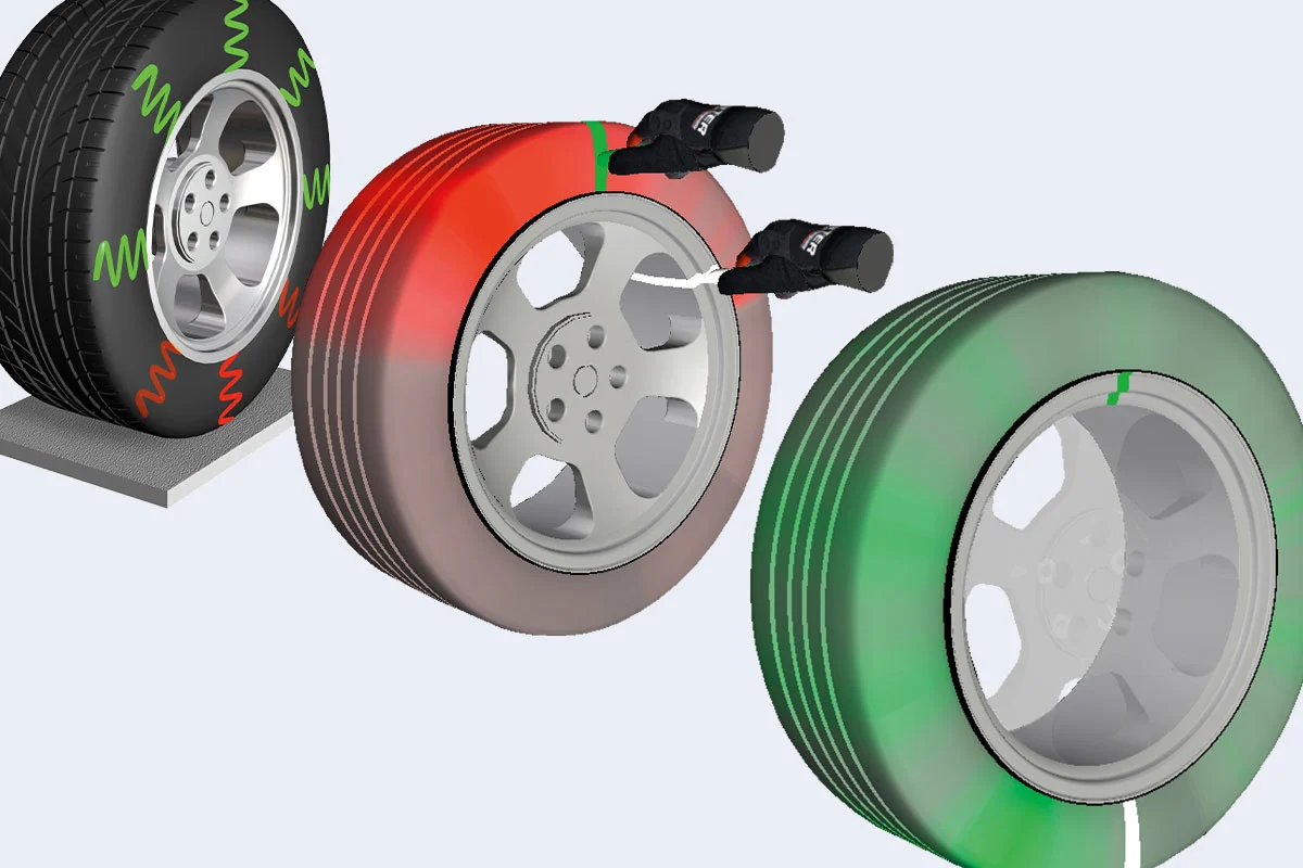 HUNTER Road Force Elite spárování kola a pneumatiky ForceMatch